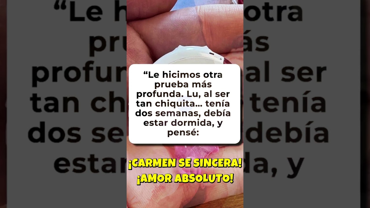 💫¡EL TESTIMONIO MÁS HONESTO DE CARMEN AUB SOBRE SU BEBÉ!