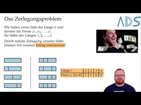 Dynamisches Programmieren | Algorithmen und Datenstrukturen - Vorlesung 22
