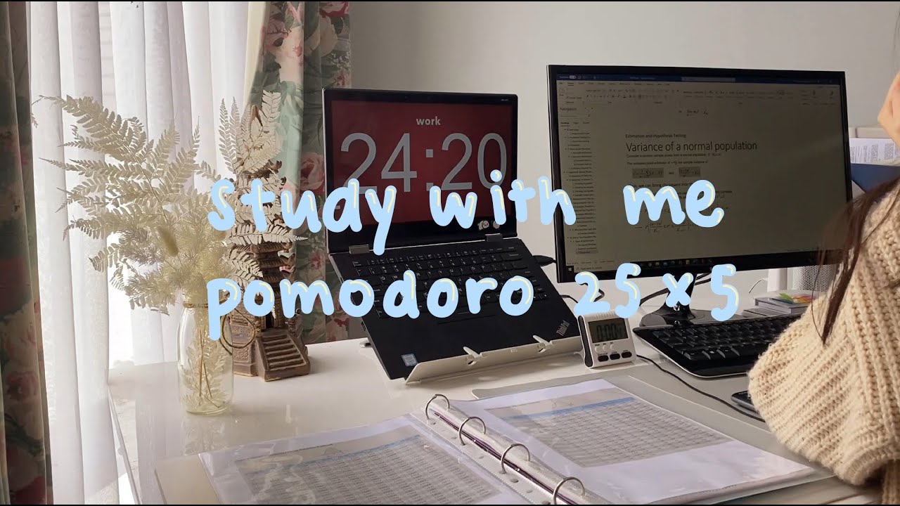Focus & Relax: Study with Lofi Music & Pomodoro Technique 🎧