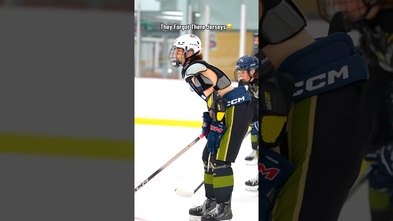 Hockey Players Forget Jerseys 😂