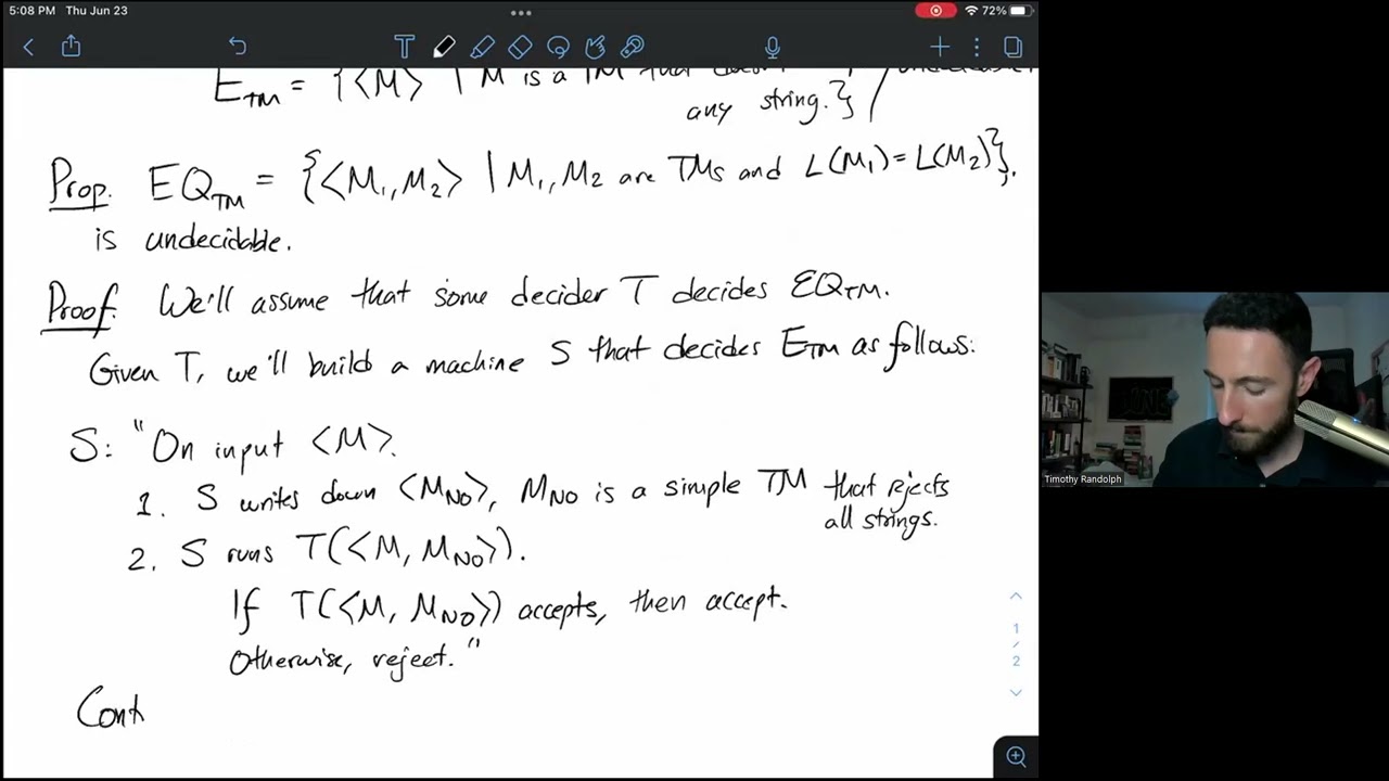 Undecidability & Unrecognizability via Reduction π