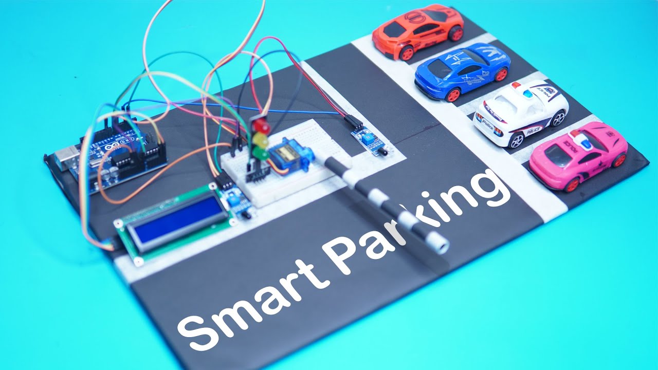 Arduino Smart Parking System with IR & LCD