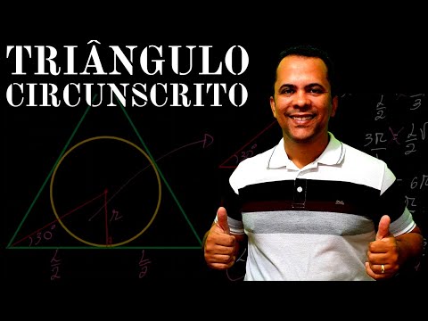 Triângulo Circunscrito na Circunferência: Como Relacionar o Lado ao Raio 📐