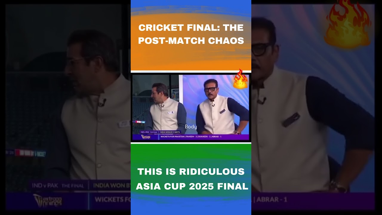Did India Get Snubbed in the Asia Cup Trophy Ceremony? Shastri Reveals the Final Drama 🏆