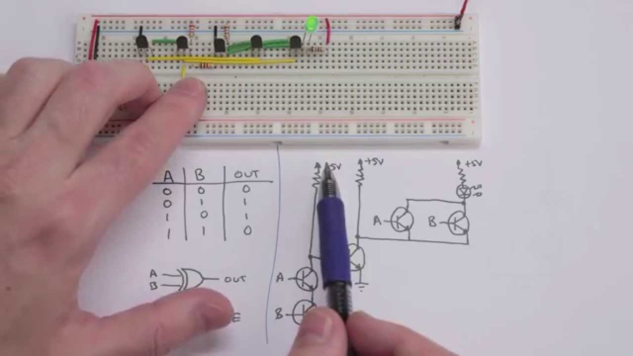 Building Logic Gates with Transistors 🔧