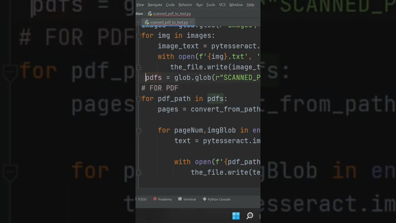 Python OCR: Extract Text from Scanned PDFs with Tesseract