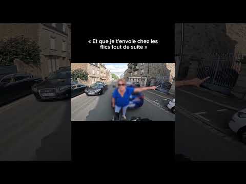Elle s’énerve sur nous #50cc #roadrage #50ccmotor #bestof #cc #bikelife #mrxnzo #humour