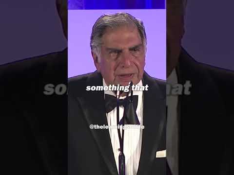 Ratan Tata Speech | Inspirational Speech