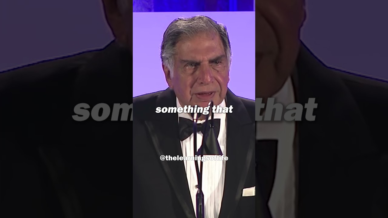 Ratan Tata Inspirational Speech 💡