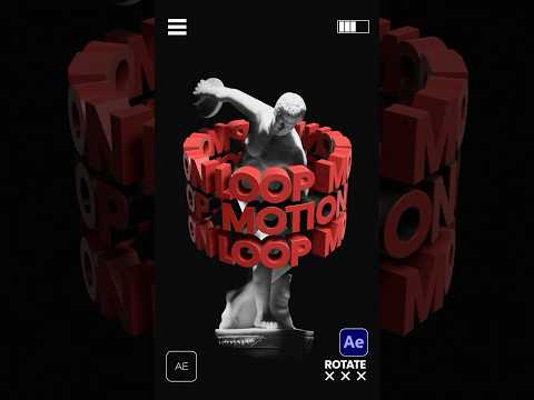 Create 3D Rotating Text in After Effects