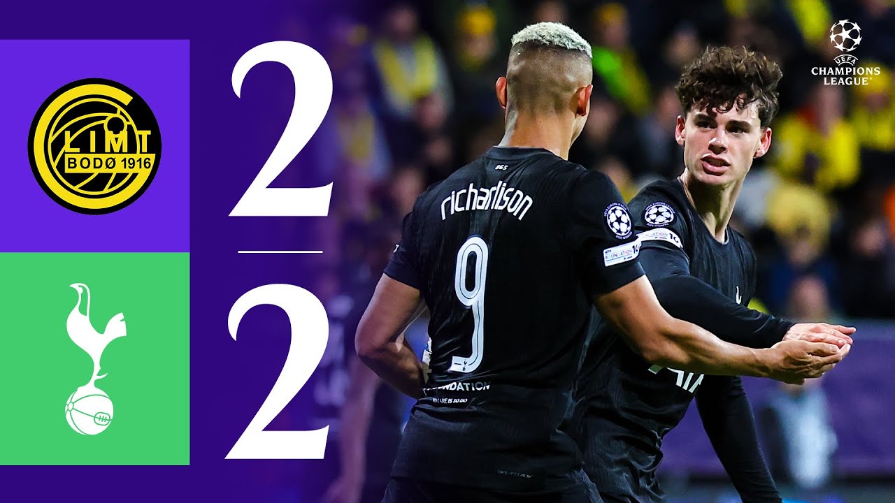 Bodø/Glimt 2-2 Tottenham | Champions League Highlights