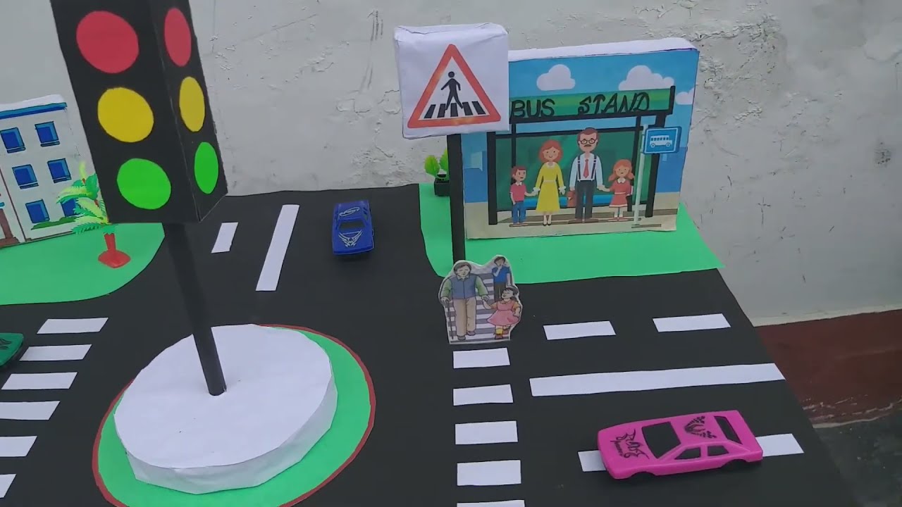 Easy Traffic Signal DIY Project for Kids 🚦