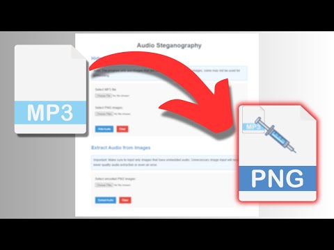 Audio-Image Steganography | Hiding Audio in Images | Demo
