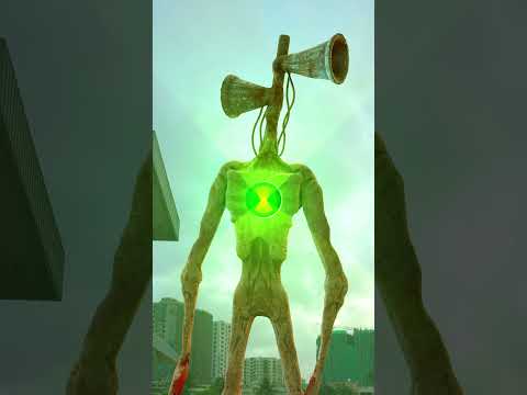 Ben 10 Transforms into Siren Head #shorts