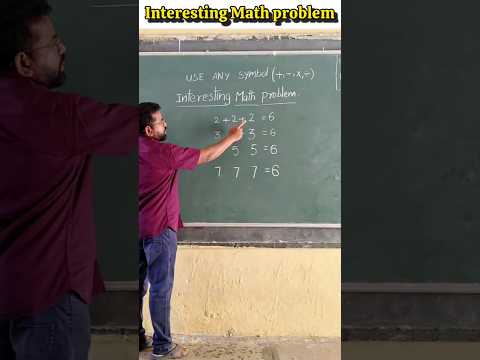 Interesting math problem / innovative ideas #education #maths #school #students #viralshorts