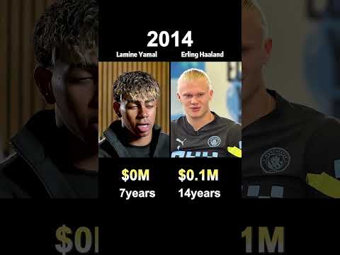 Lamine Yamal vs Erling Haaland:who's richer?(networth comparaison)#usa #funny