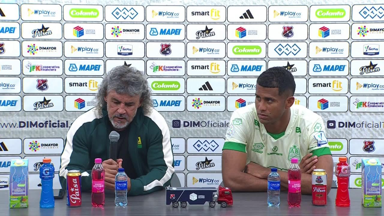 Rueda de prensa de Bucaramanga tras partido con Medellín