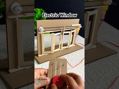 #Electic Window with Dc motor | #dcmotor #youtubeshorts #tech #motor #shorts #dcmotorproject #window