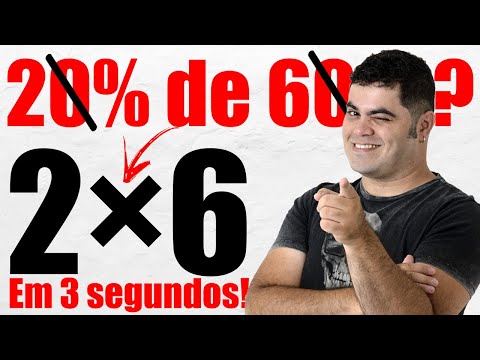 ⚠️ PORCENTAGEM EM 3 SEGUNDOS! ⏱ Truque para Calcular Porcentagem de um Jeito FÁCIL, RÁPIDO E PRÁTICO