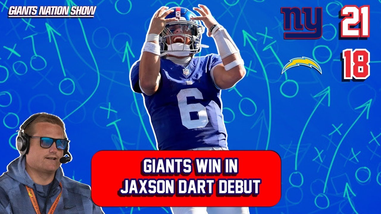 Giants Win in Jaxson Dart Debut over Chargers | 75
