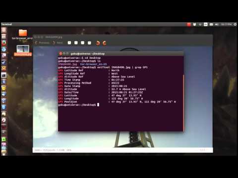 Exiftool (GPS picture metadata)