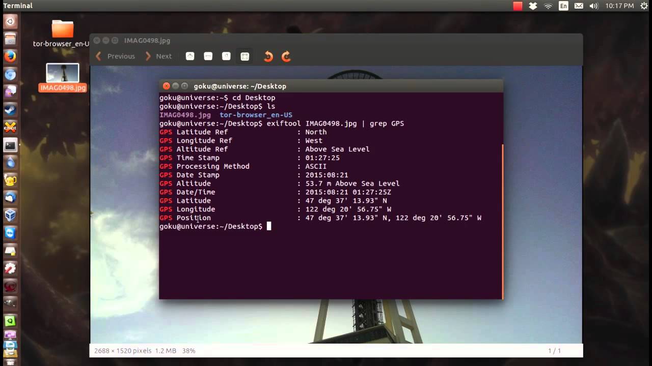 How to Extract GPS Metadata from Smartphone Photos Using ExifTool on Ubuntu 📸
