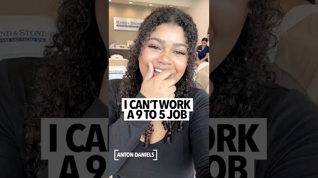 Woman says she's finally working a full-time job and can't see herself working a 9-to-5 job for long