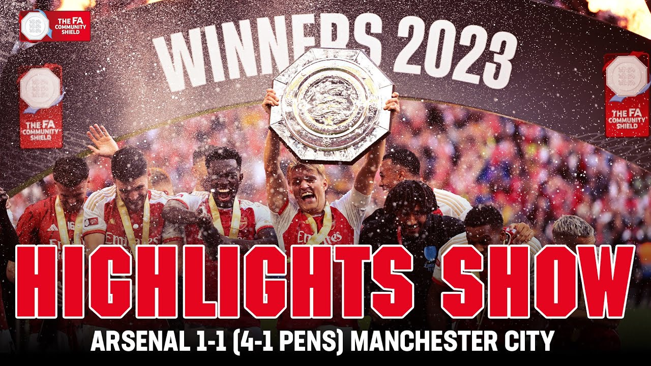 Arsenal Triumphs Over Man City in Penalty Shootout to Win 2023 FA Community Shield 🏆