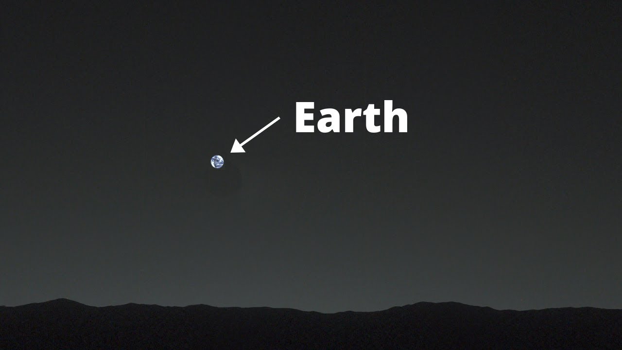 NASA Rover Captures Earth from Mars π