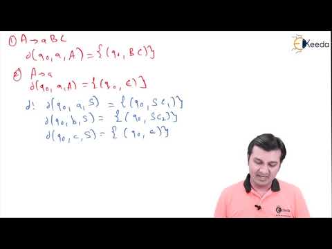 Context Free Grammar to PDA - Push Down Automata - Automata Theory