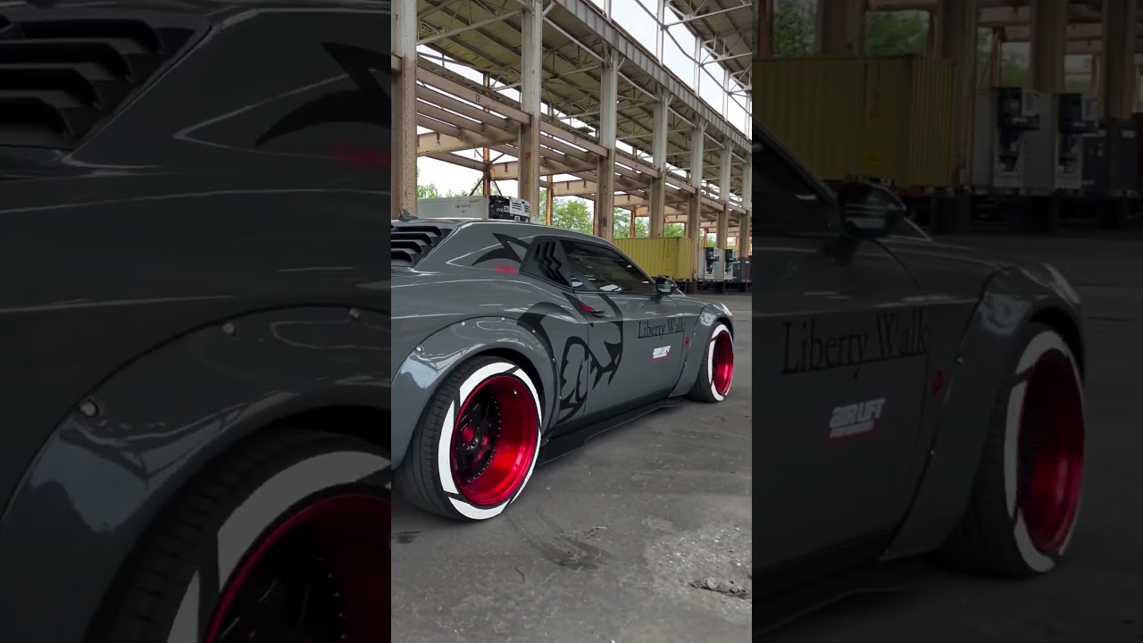 Unbelievable Dodge Challenger Hellcat with Custom Liberty Walk Kit 😱