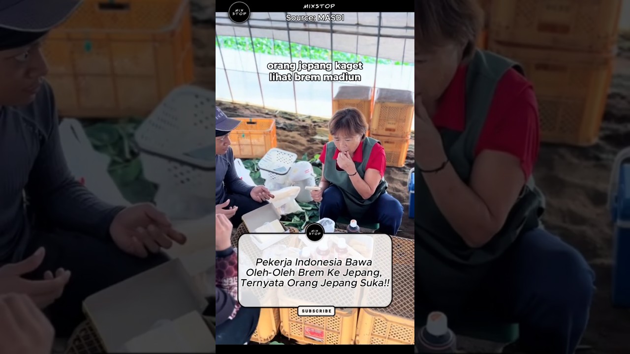 Pekerja Indonesia Bawa Oleh-Oleh Brem ke Jepang, Disukai Orang Jepang! 🇯🇵