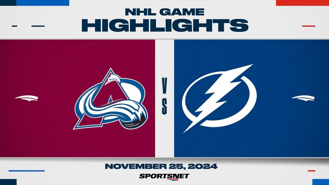 NHL Highlights: Avalanche vs. Lightning π