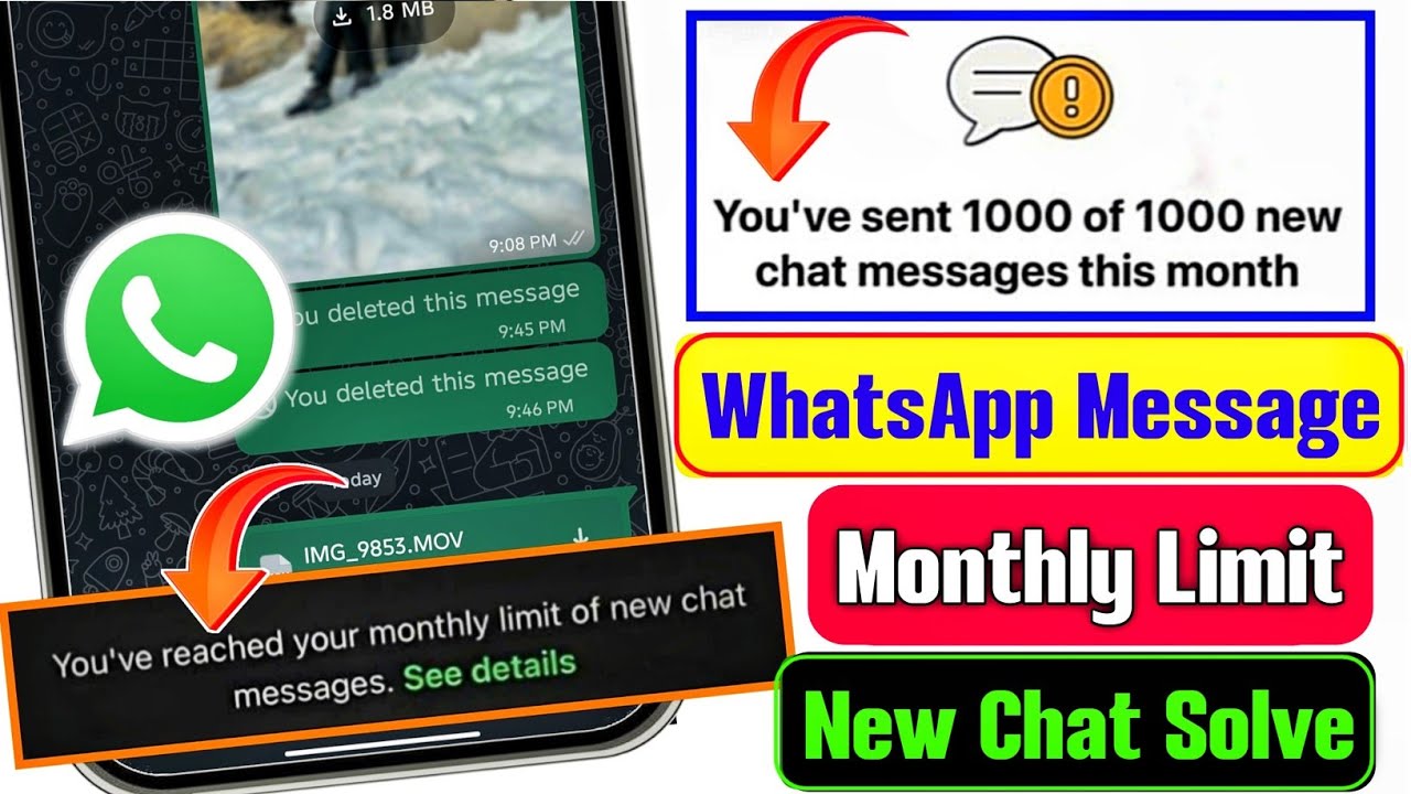 WhatsApp Chat Limit Reached 🚫