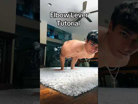 How to elbow lever for beginners #calisthenics #elbowlever