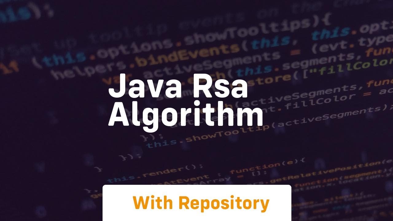 Java RSA Algorithm Overview 🔐