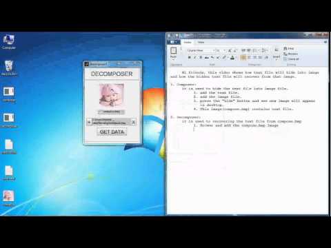 image steganography(image processing) using matlab.avi