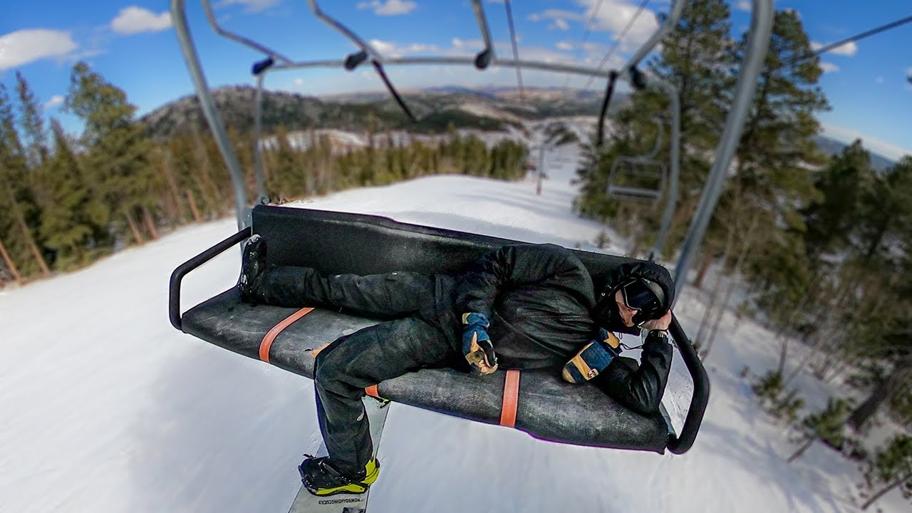 Spring Snowboarding in South Dakota 🏂