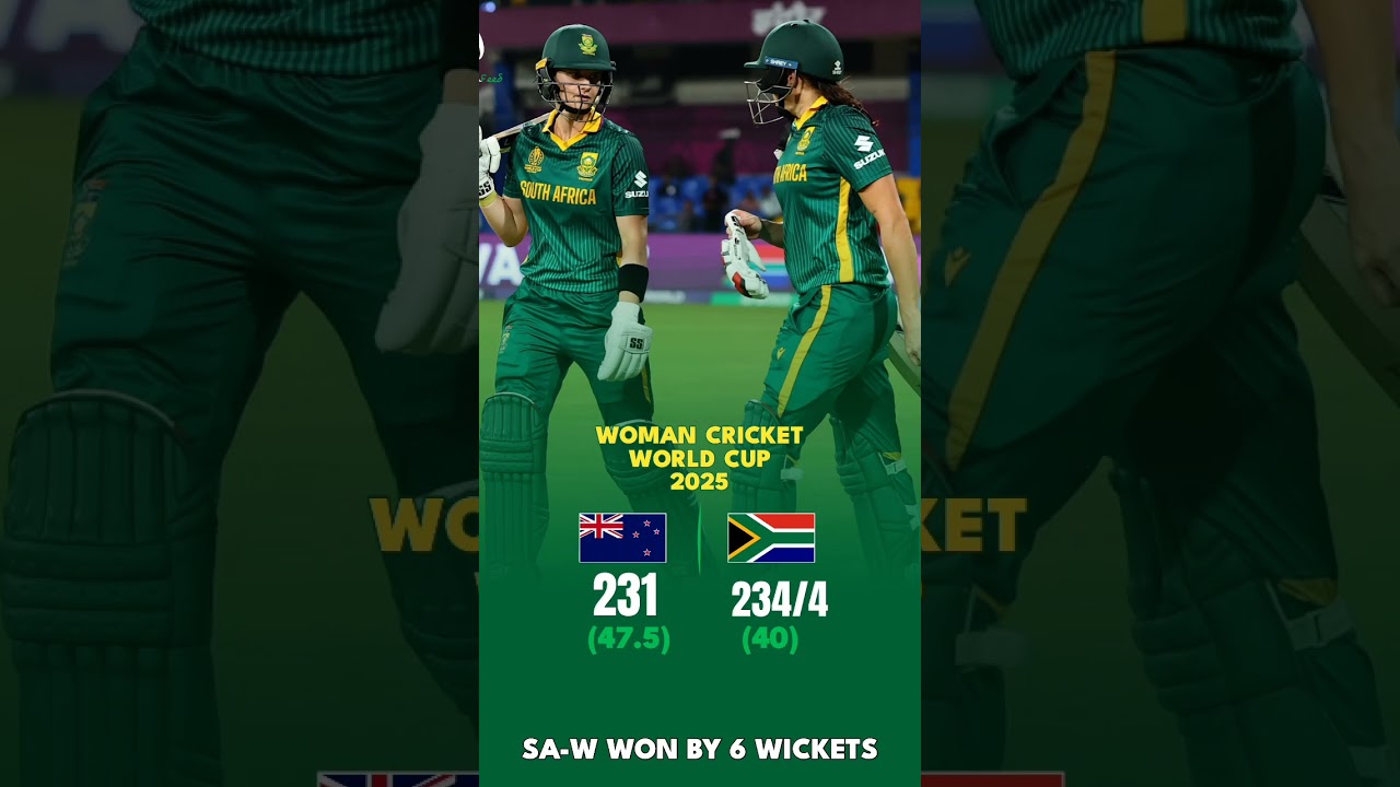 Tazmin Brits’ Century Powers South Africa to Big Win Over New Zealand 🏏