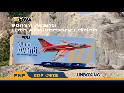Unboxing FMS 90mm Avanti RC Jet | 18th Anniversary Edition 🛩️