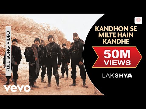 Kandhon Se Milte Hain Kandhe Full Video - Lakshya | Hrithik Roshan | Sonu Nigam, Hariharan