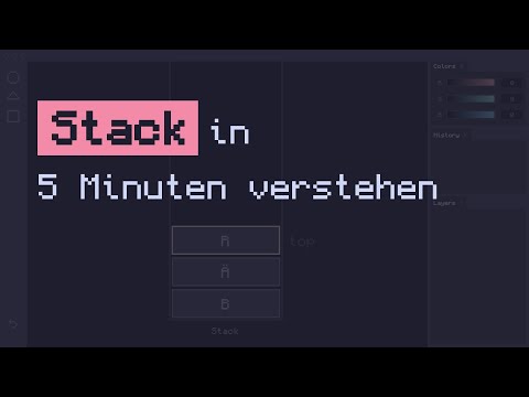 Wie Stacks in Photoshop verwendet werden | Algorithmen und Datenstrukturen