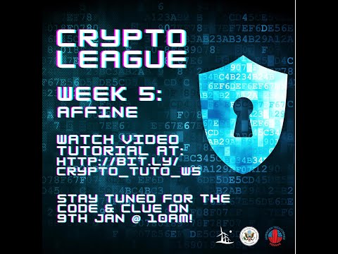 Crypto League 2020: Affine Cryptology Tool [Week 5 Tutorial]
