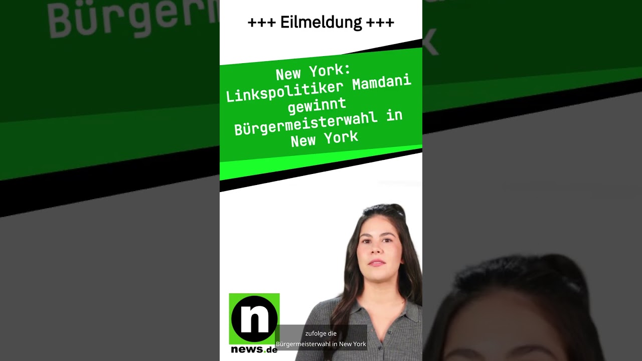 Linkspolitiker Mamdani gewinnt Bürgermeisterwahl in New York