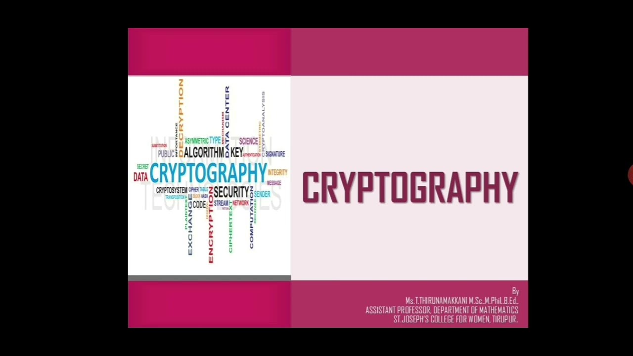 Understanding Types and Goals of Cryptography 🔐