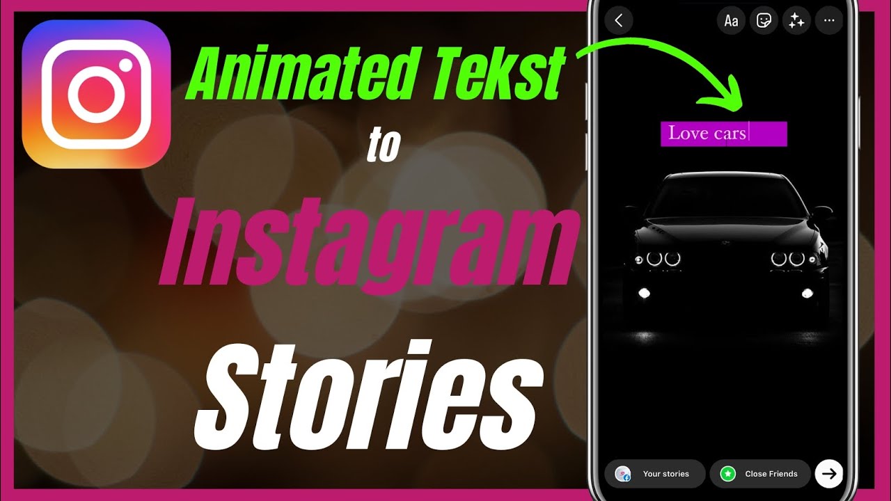 Add Animated Text to Instagram Stories 📱