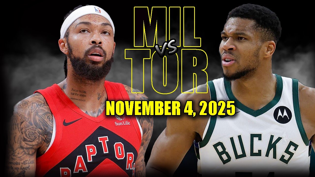 Milwaukee Bucks vs Toronto Raptors Full Game Highlights - November 4, 2025 | NBA Season