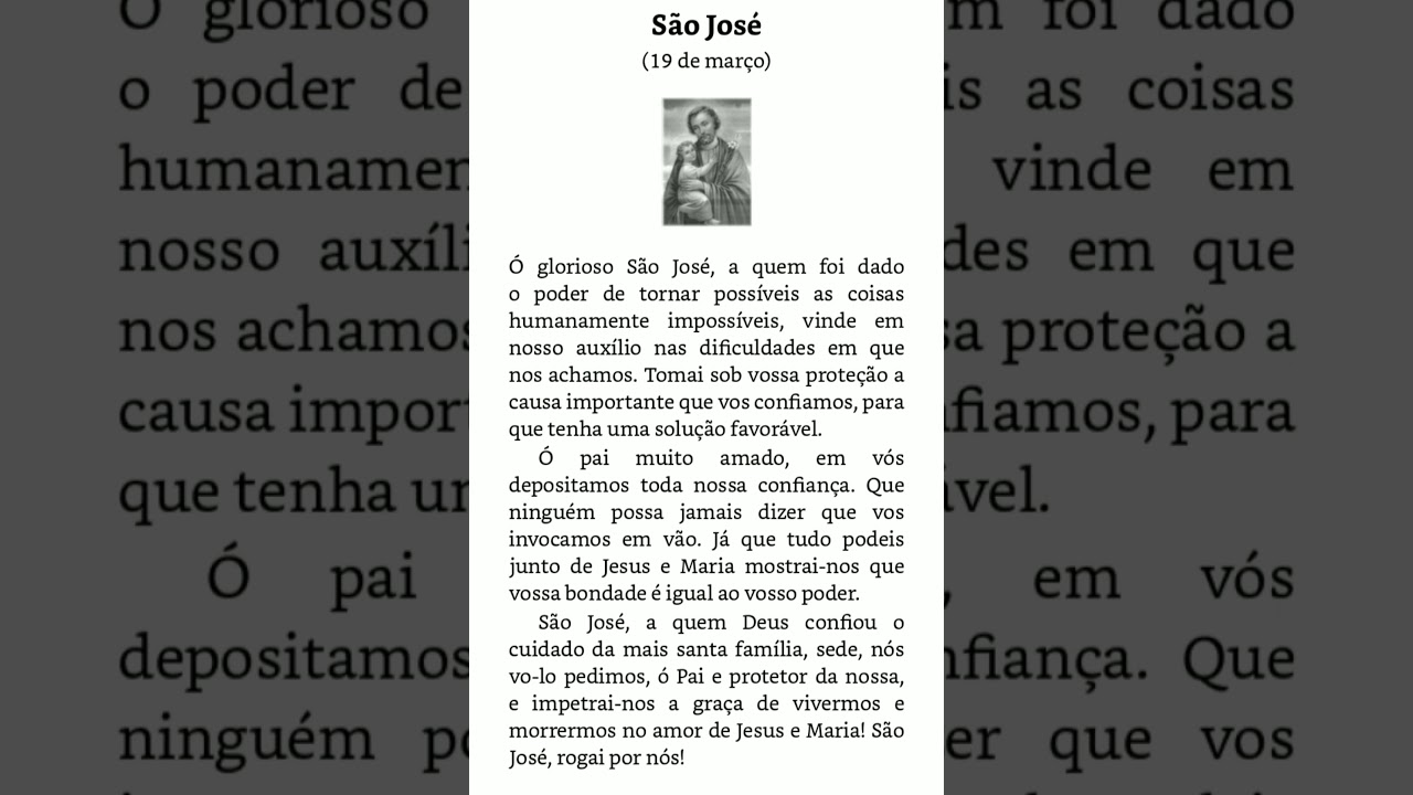 Oração de São José: Tudo é Possível ✨