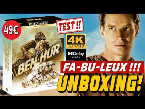 Ben-Hur Steelbook Collector 4K UHD/Blu-ray Unboxing 🎬