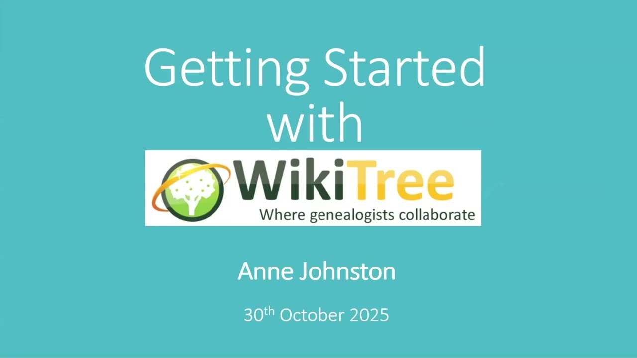 Getting Started with Wikitree 🌳